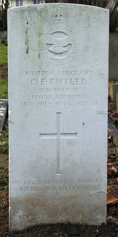 Sgt Charles Edward Butler<br/><br /><br />died training exercise July 3rd, 1945